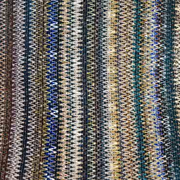 welna swetrowa azurowy material w zygzaki koloroweB