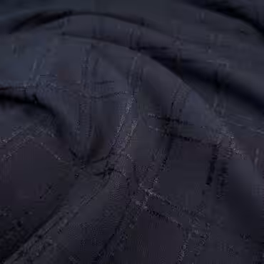 granatowa bawelna z domieszka welny duza krataA