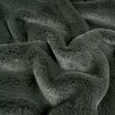 puszyste futerko sztuczne zielen khaki krotki wlosA