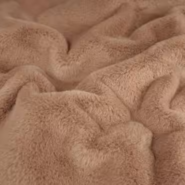 bezowe futro sztuczne z krotkim wlosem puszyste miekkieA