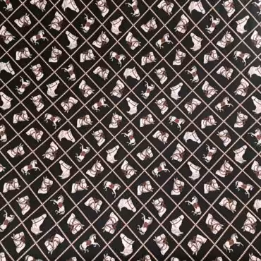 matowy jedwab w konie wzor hermes czarny elastycznyB