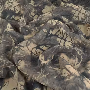 szyfon we wzory grunge abstrakcja poliester grafitA