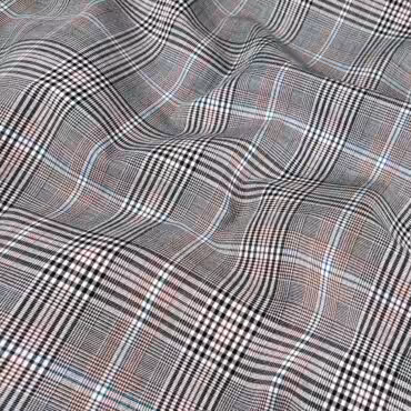 welna mocno elastyczna w kratke z poliamidem i bawelnaA