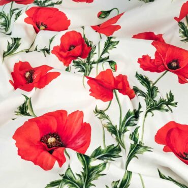 jedwab w maki wzor dolce gabbana bialy elastycznyA