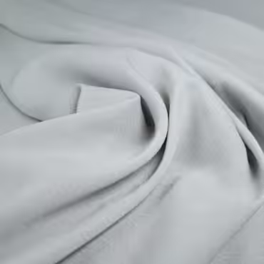 jedwabna krepa elastyczna szara jednolita cienkaA