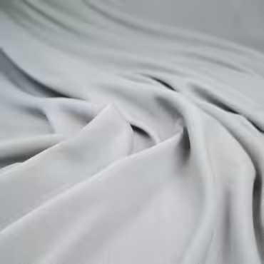 jedwabna krepa elastyczna szara jednolita cienkaB