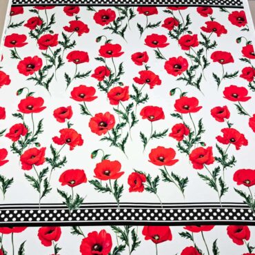 jedwab w maki z groszkami wzor dolce gabbana panel 127cmB