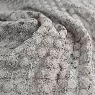 koronka elastyczna w groszki szary z nuta oliwkiA