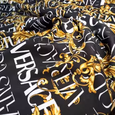 dresowka drapana wzor versace napisy dzianina z meszkiemA