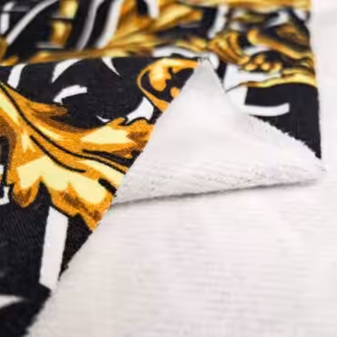 dresowka drapana wzor versace napisy dzianina z meszkiemB