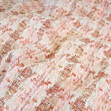 welna splot chanel rozowa z brokatowa nitka miesistaA