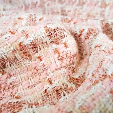 welna splot chanel rozowa z brokatowa nitka miesistaB