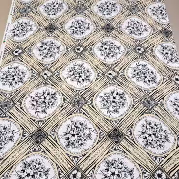 jedwabista wiskoza w kwiaty przewiewna lejacaB