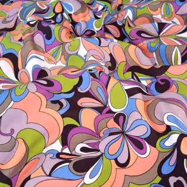 kolorowa wiskoza wzor pucci geometryczne kwiatyA