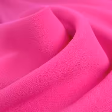 krepa poliester z elastanem fuksja delikatna strukturaB