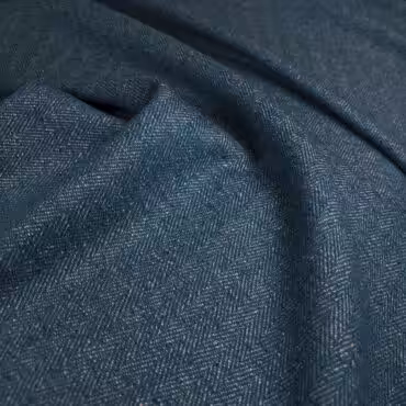 welna vergin z jedwabiem granatowa jodelka kostiumowaA