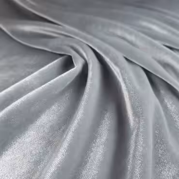 welur srebrny elastyczny z polyskiem lejacy jednolityA