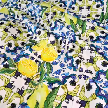 markowa wiskoza w cytryny wzor dolce gabbanaA