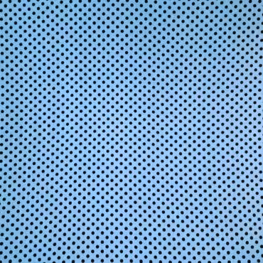 niebieska wiskoza w drobne groszki cienka zwiewnaB