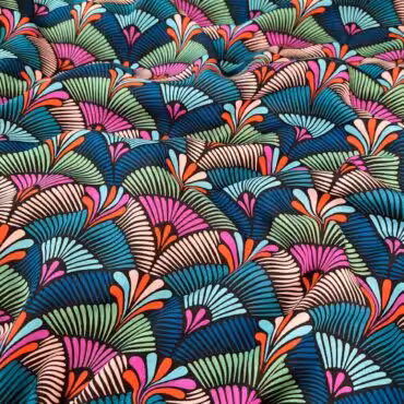 kolorowa wiskoza markowa wzor prada wachlarzeA