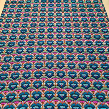 kolorowa wiskoza markowa wzor prada wachlarzeB