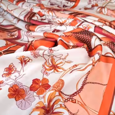 cienka wiskoza jedwabista zwiewna kwadraty mix wzorowA