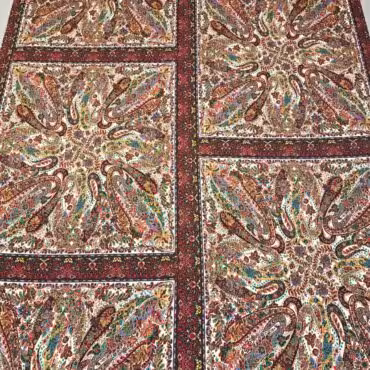 lejaca tkanina we wzory paisley poliester z tencelemB