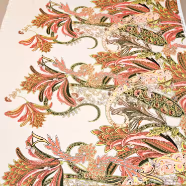 tencel we wzory zageszczone z jednej strony przewiewnyB