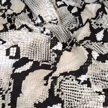 dzianina logowana premium we wzory skora weza chlodny bezA