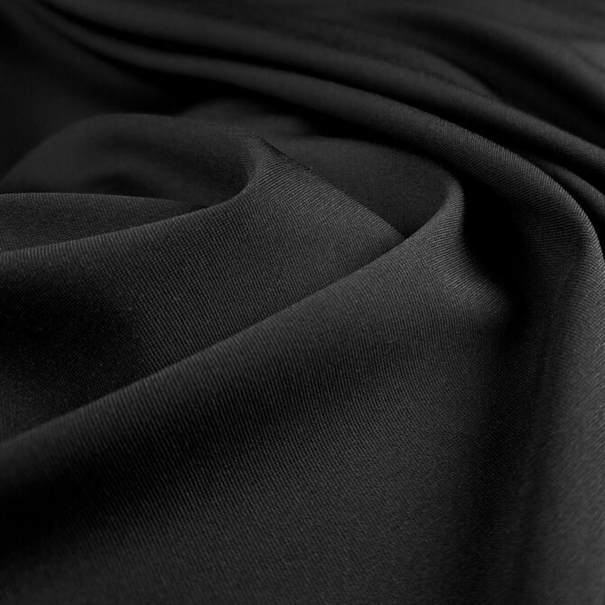 dzianina wieczorowa czarna tencel premium polmatA