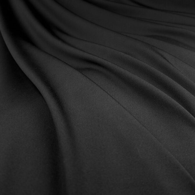 dzianina wieczorowa czarna tencel premium polmatB