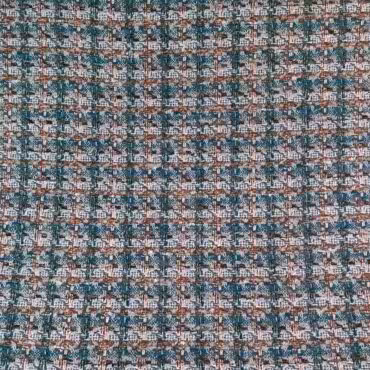 naturalna chanelka z welny 100% kolorowa niebieskiB