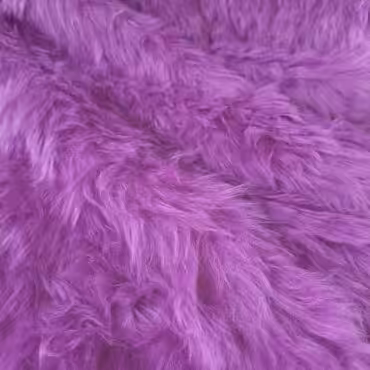 futro sztuczne z naturalnym wlosiem alpaki fioletoweB