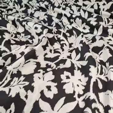 markowa bawelna z elastanem i wiskoza wzor roslinnyA