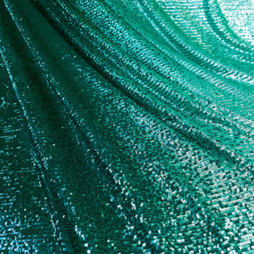 material cekinowy zielony gradient cekiny na tiuluA