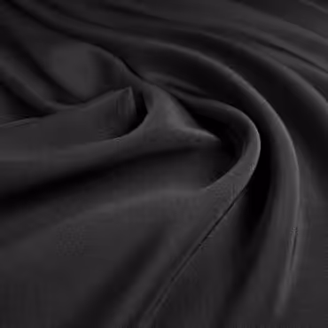 krepa jedwabna czarna gruby jedwab naturalny 100%A