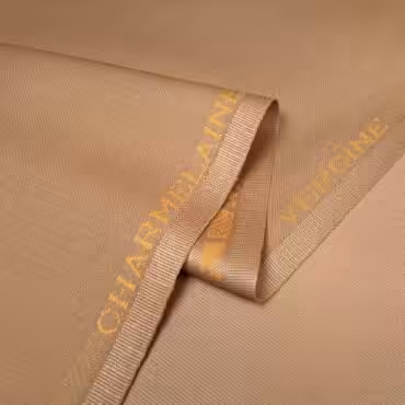 welna garniturowa bezowa z polyskiem charmelaine verginA