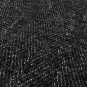 plaszczowy material jodelka welna z angora czarny z szarymB