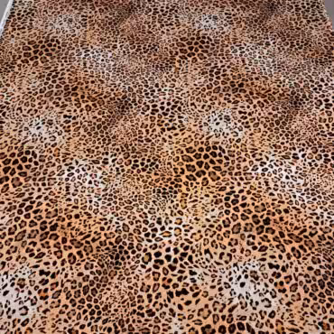 naturalny jedwab panterka z polyskiem srednie cetkiB