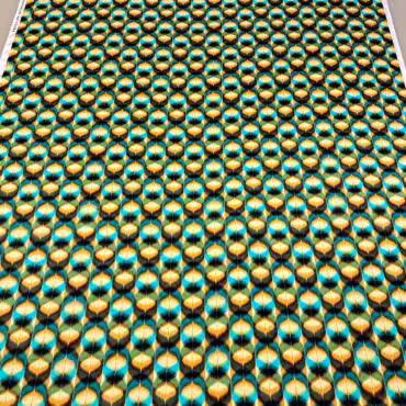 kolorowy jedwab we wzory satyna z elastanemB