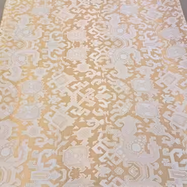 cienki zakard jedwabny z polyskiem zloty bezB