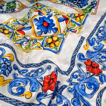 jedwab chustowy zakardowy premium majolika panel 88cmA