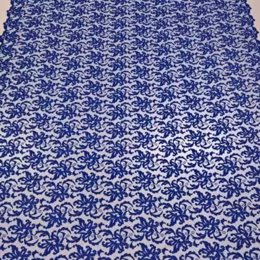 koronka szafirowa elastyczna tiulowa z zakonczeniemB