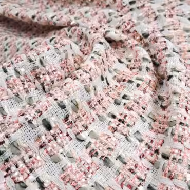 chanelka naturalna roz z biela wiskoza bawelna acetatA