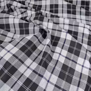 flanela bawelniana z meszkiem szkocka krata tartanA