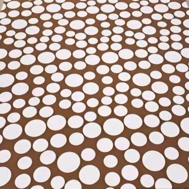 bawelna we wzory duze kola biale na brazieB