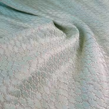 zakard w drobne wzorki karo mietowo srebrnyA