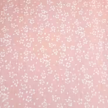 bawelna w drobne kwiatuszki rozowa z poliestremB