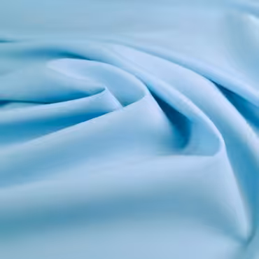 blekitna tkanina bambusowa z poliestrem i spandexemA