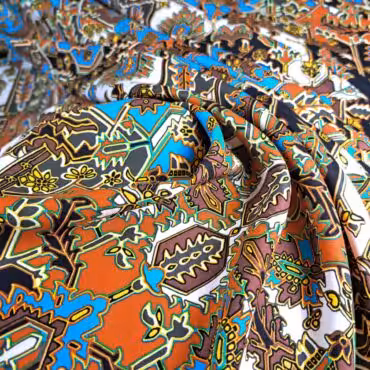 wiskoza we wzory geste wielokolorowa zwiewnaA